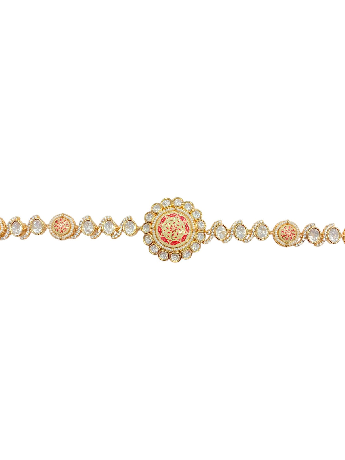 Sirini Kundan And Ruby Meenakari Sheeshphool