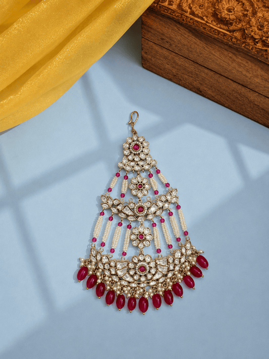 Sirini Mehendi Finish Ruby Polki Passa