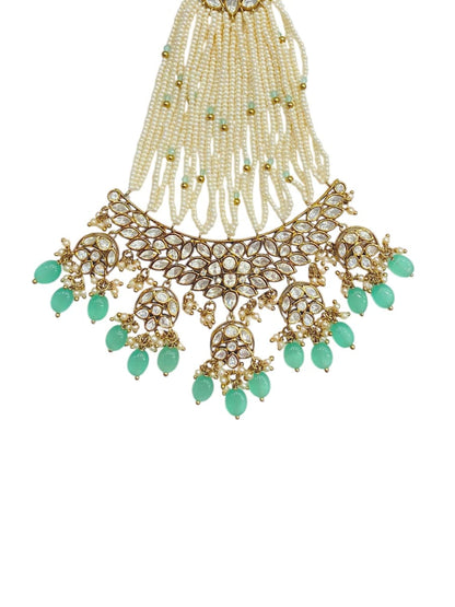 Pink Polki Side Passa, Royal by Sirini Jewellery, view 3