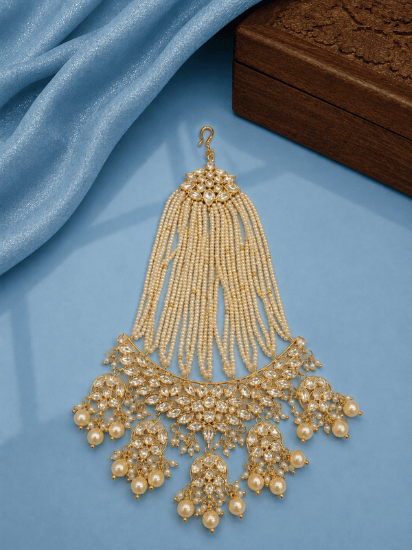 22K Gold-Plated Polki Passa