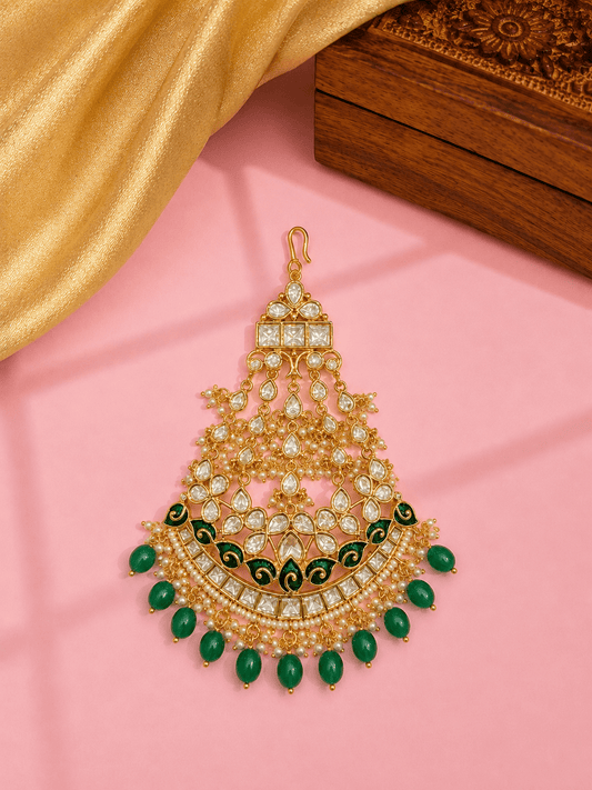 Sirini Emerald Beatific Kundan Passa