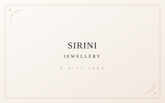 Sirini Jewellery e-gift card